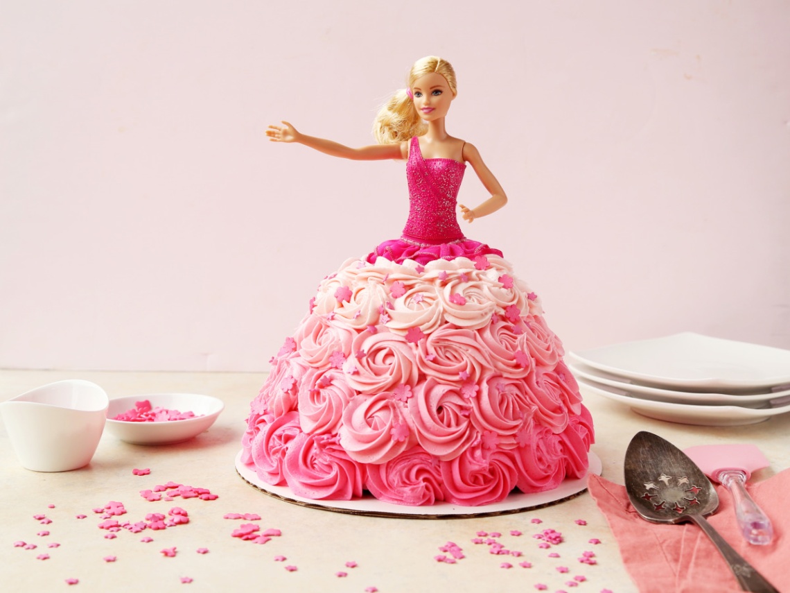 barbie cake decoration Niche Utama Home Barbie Birthday Cake