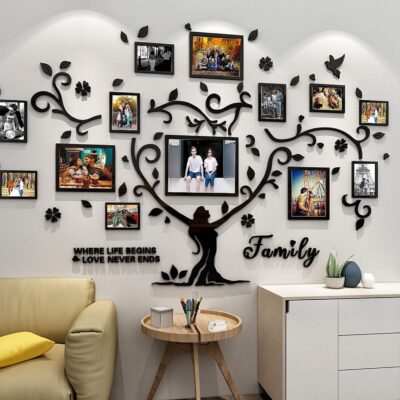 Spruce Up Your Space With A Personalized Family Tree Wall Decoration!